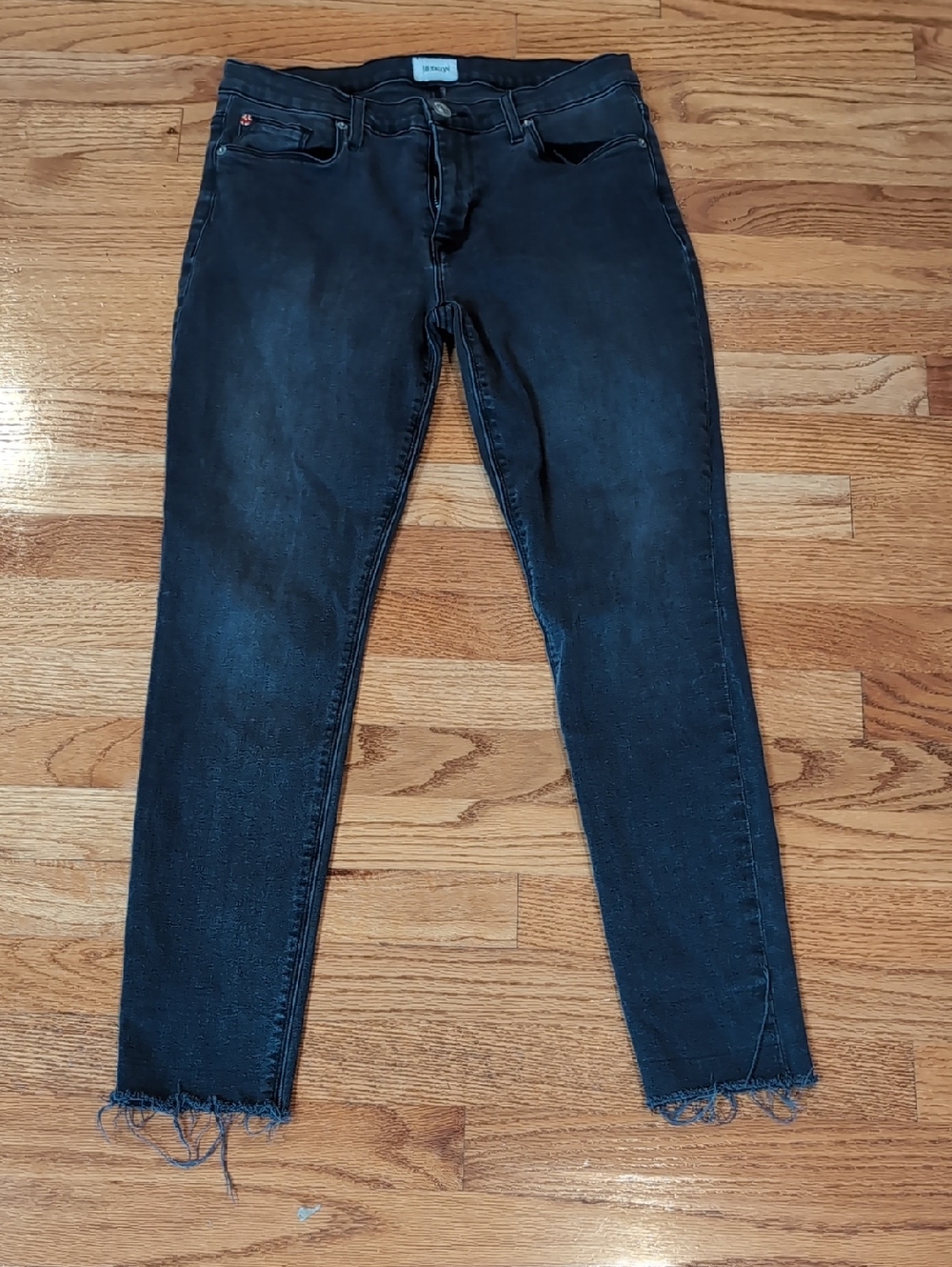 Hudson Jeans Charcoal Natalie Super Skinny Jeans